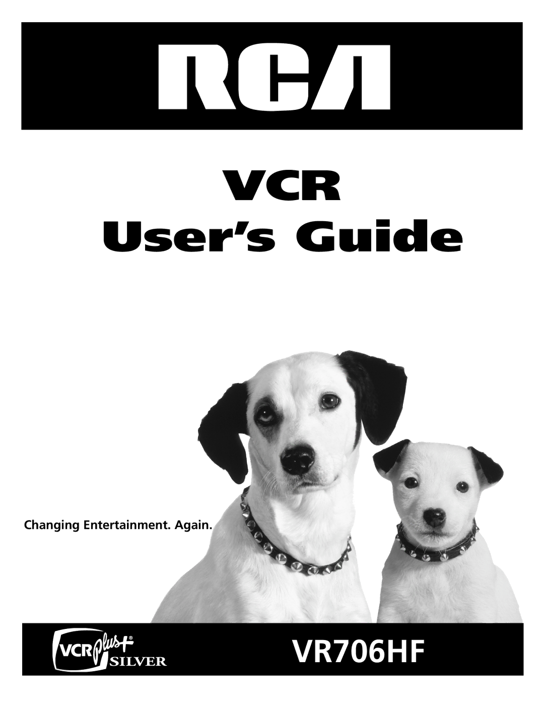 RCA VR706HF manual Vcr, Changing Entertainment. Again 