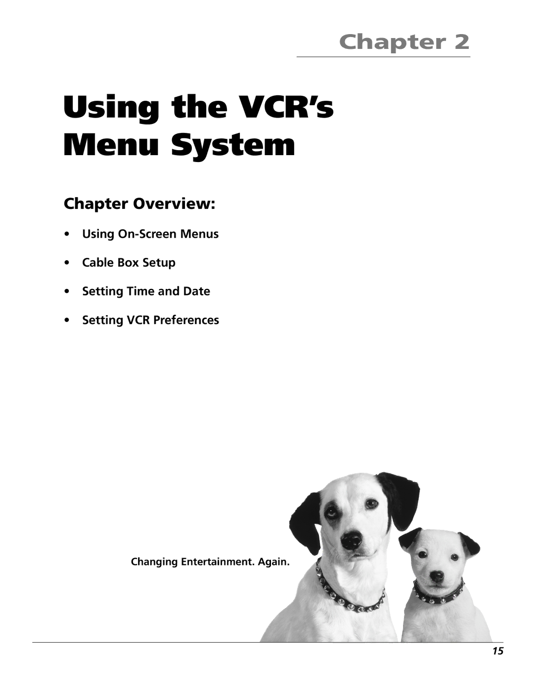 RCA VR706HF manual Using the VCR’s Menu System 