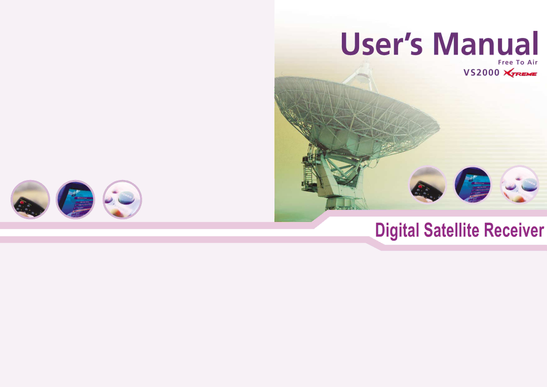 RCA VS2000 user manual User’s Manual 