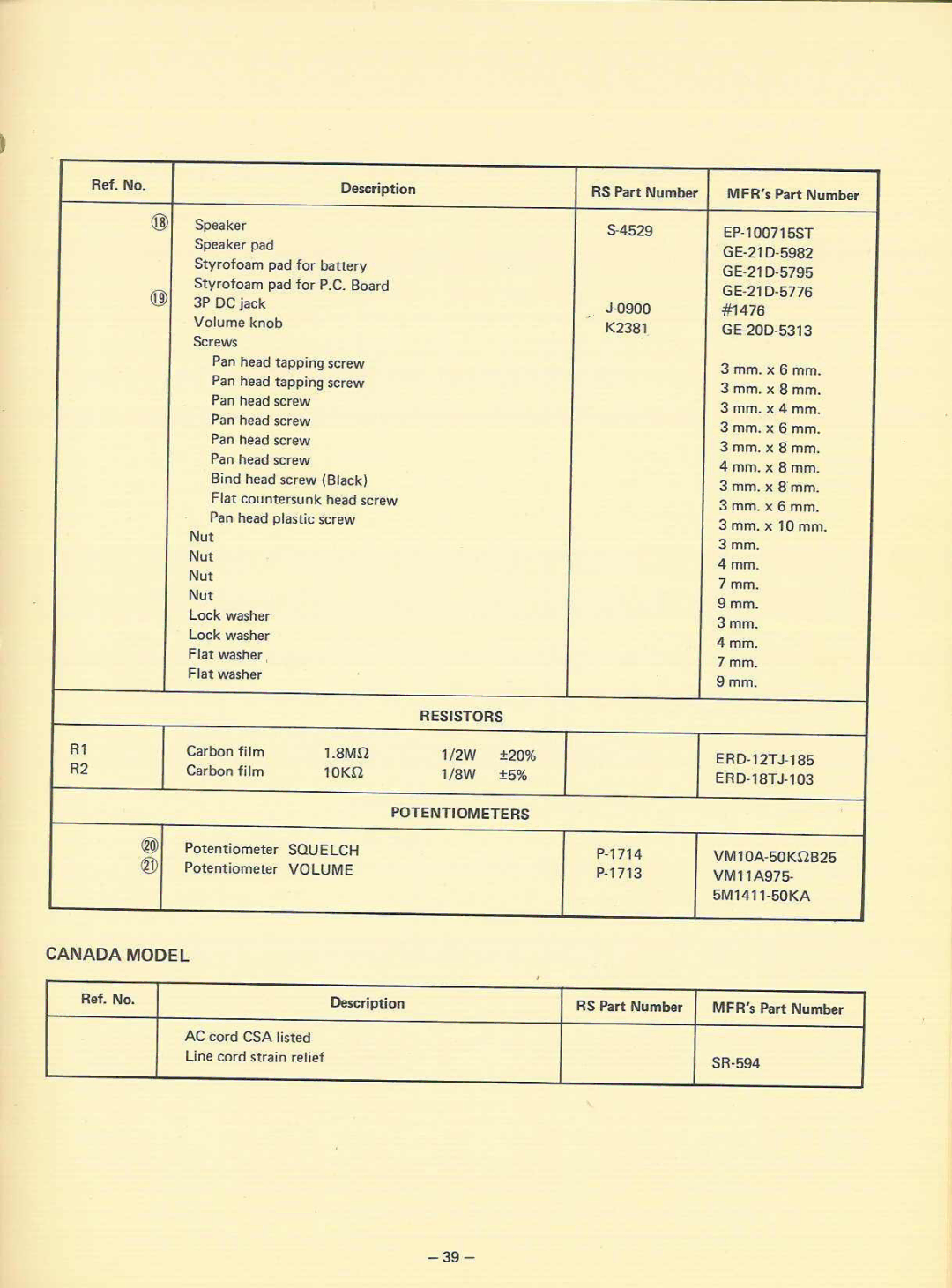 Realistic 20-110 manual 