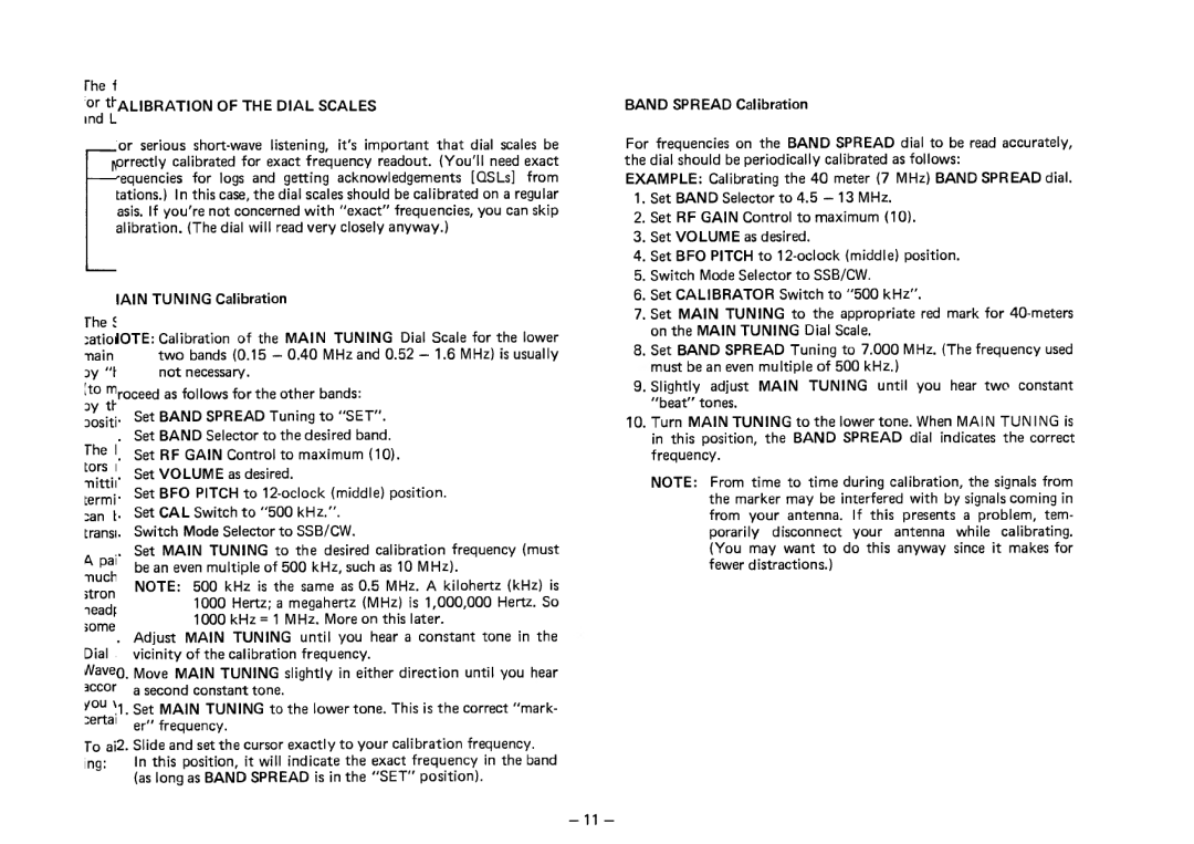 Realistic DX-200 manual 