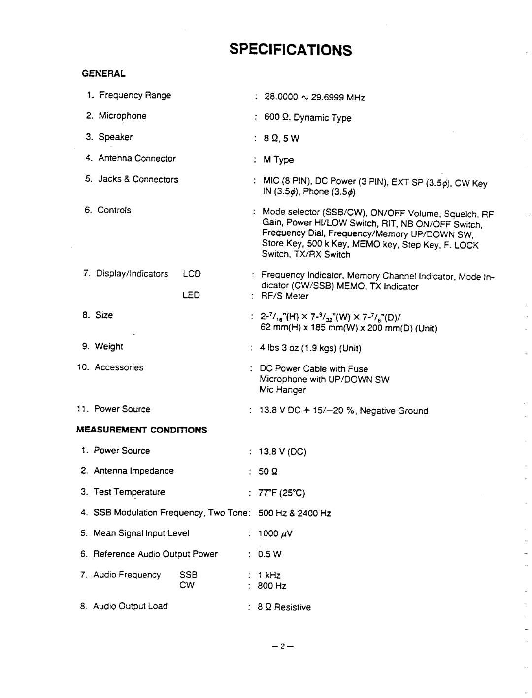 Realistic HTX-100 manual 