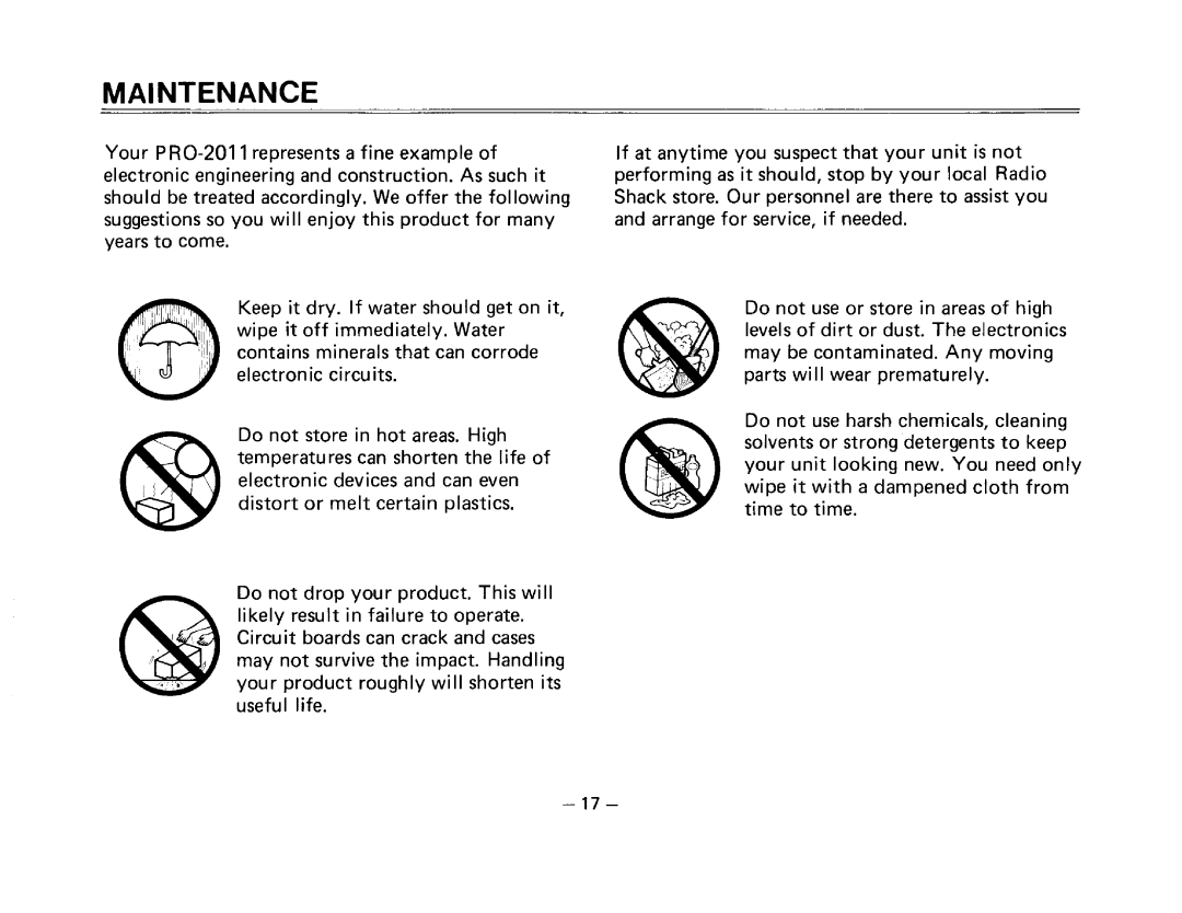 Realistic PRO-2011 manual 