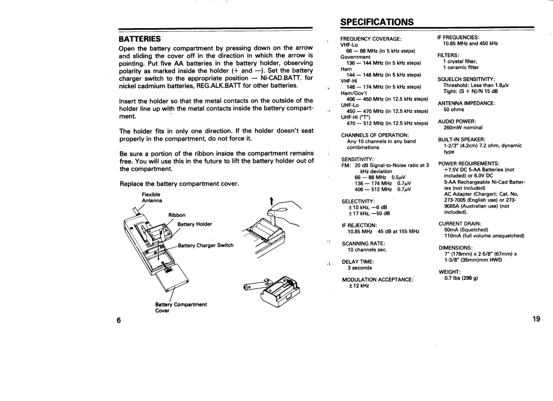 Realistic Pro-38 manual 