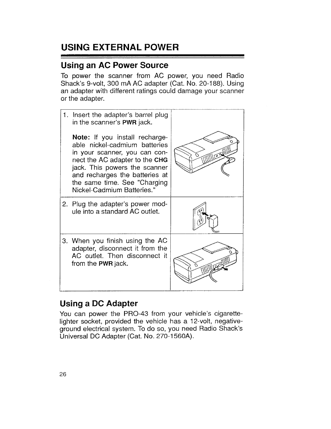 Realistic PRO-43 manual 