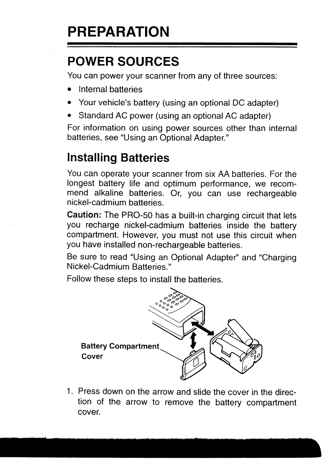 Realistic PRO-50 manual 