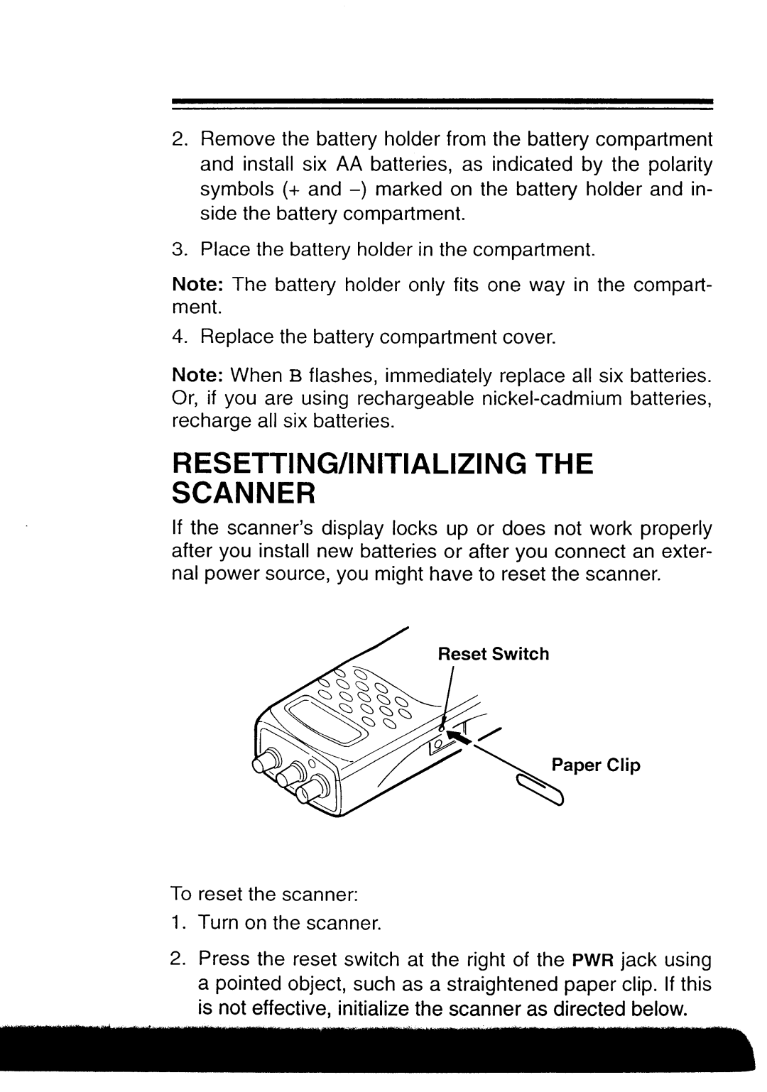 Realistic PRO-50 manual 