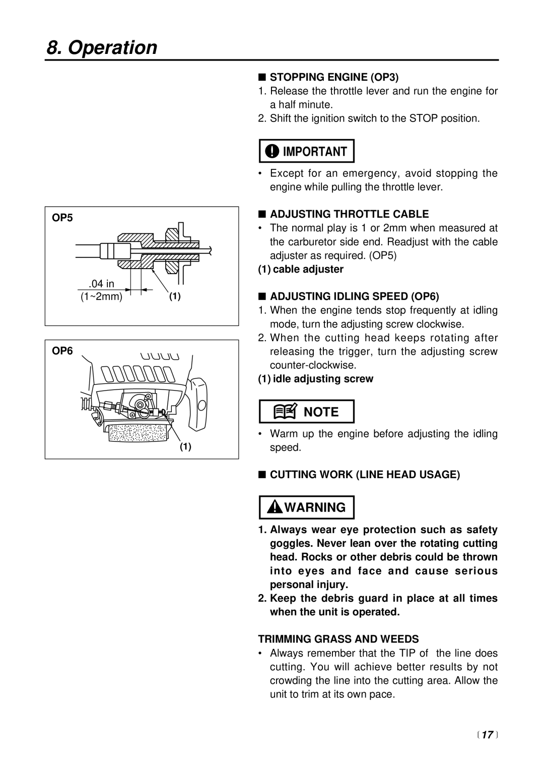 RedMax BCZ2400S manual 17  