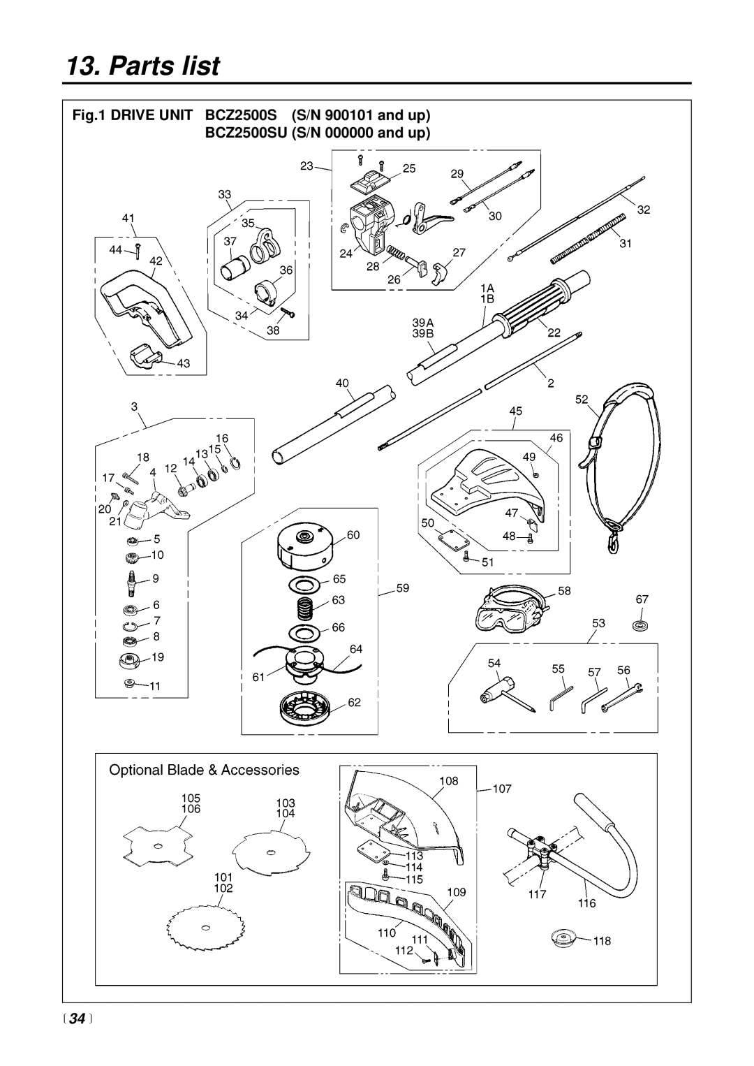 RedMax BCZ2500SU, BCZ2500SW manual  34  