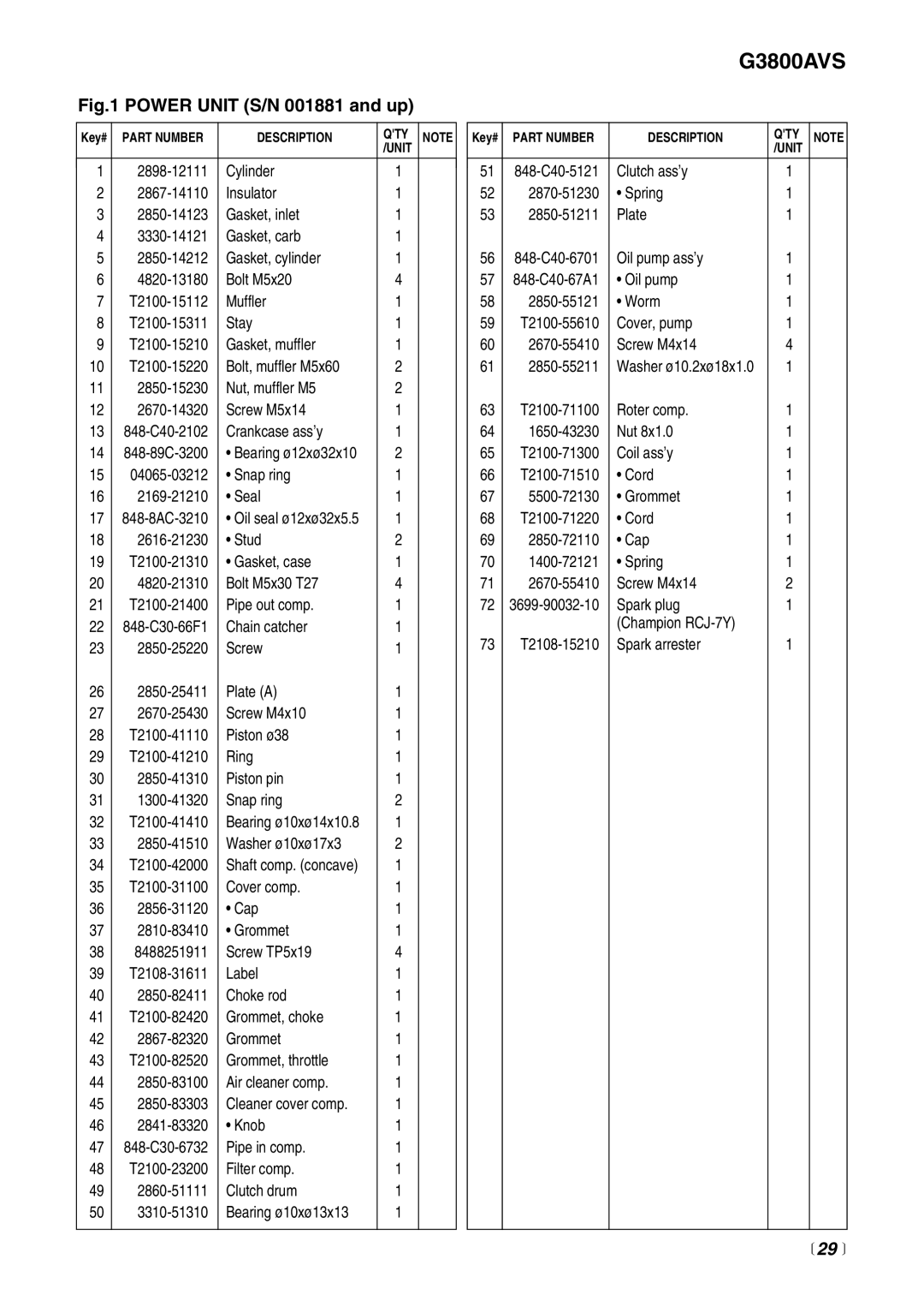 RedMax G3800AVS manual  29  