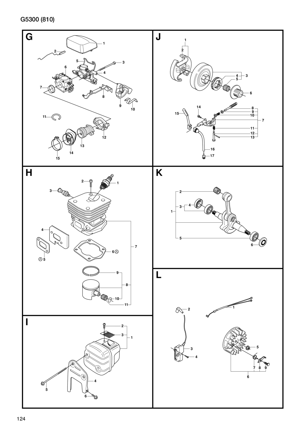 RedMax G5300 manual 124 