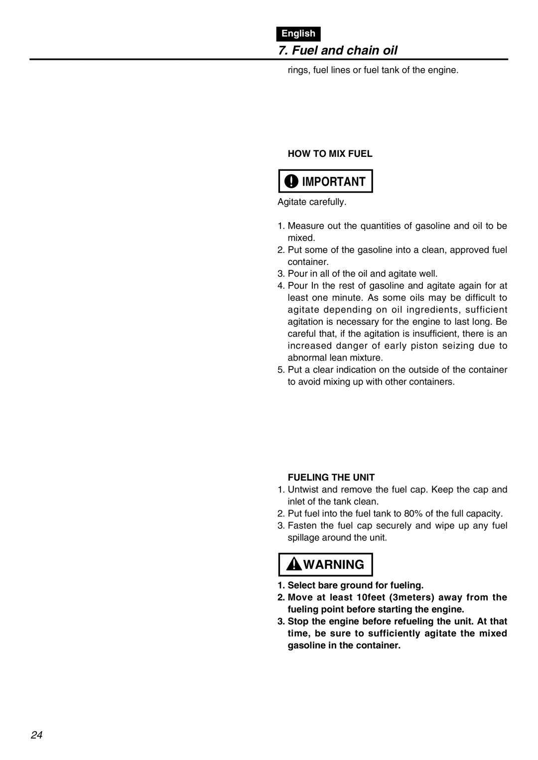 RedMax GZ400 manual HOW to MIX Fuel, Fueling the Unit 