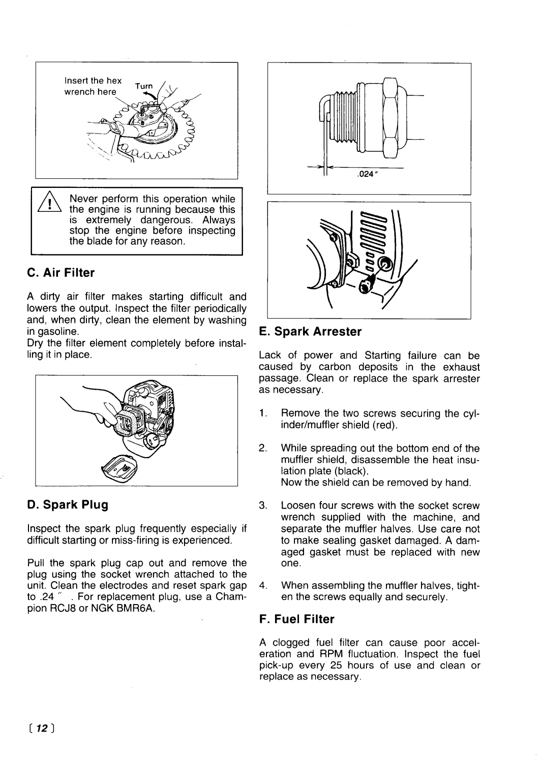 RedMax SGC2300DL manual 