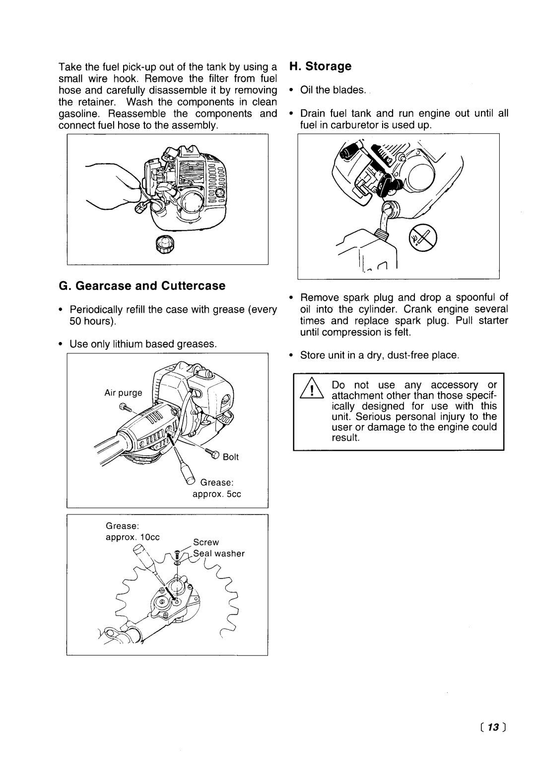 RedMax SGC2300DL manual 