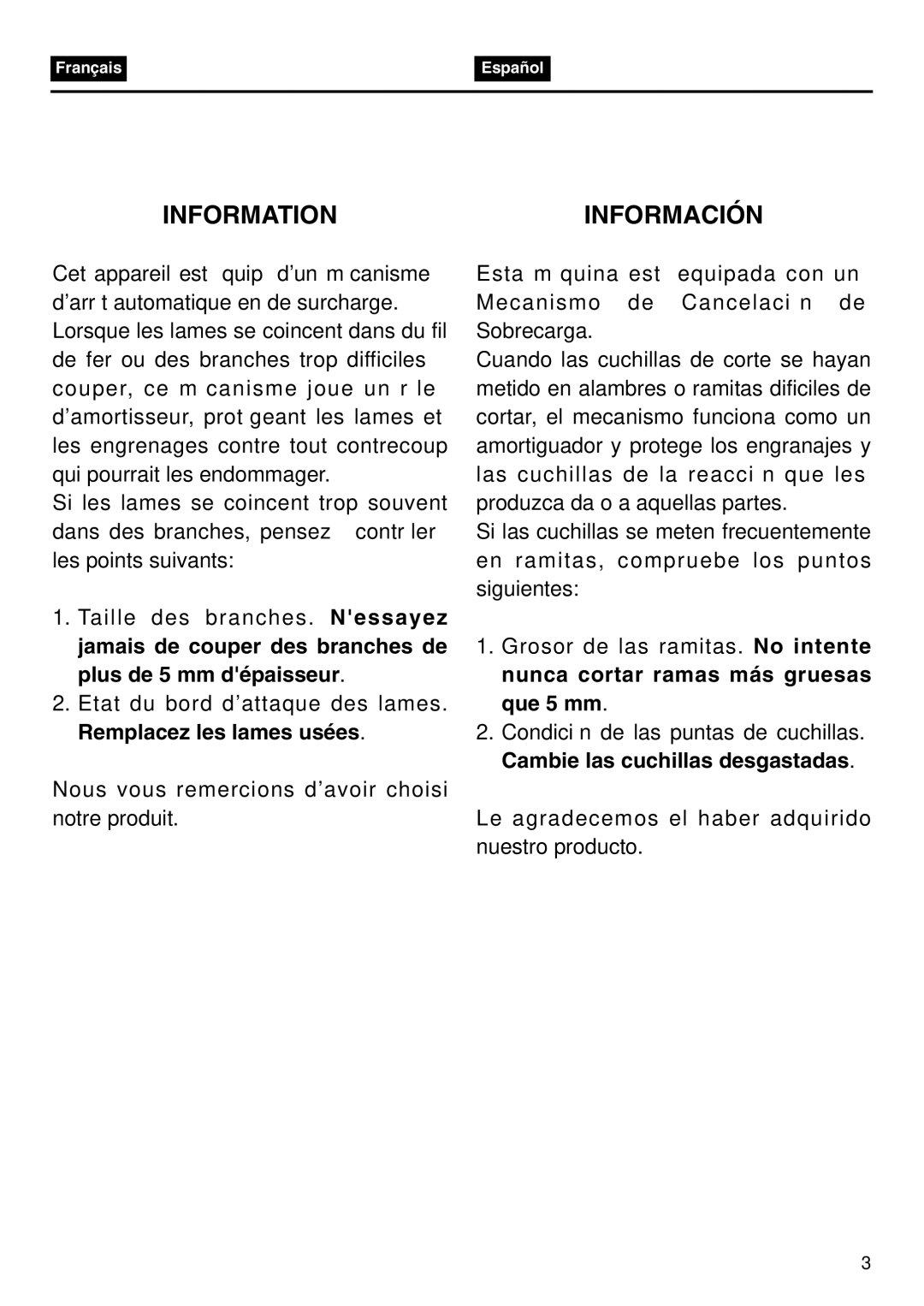 RedMax SRTZ2401 manual Informationinformación 