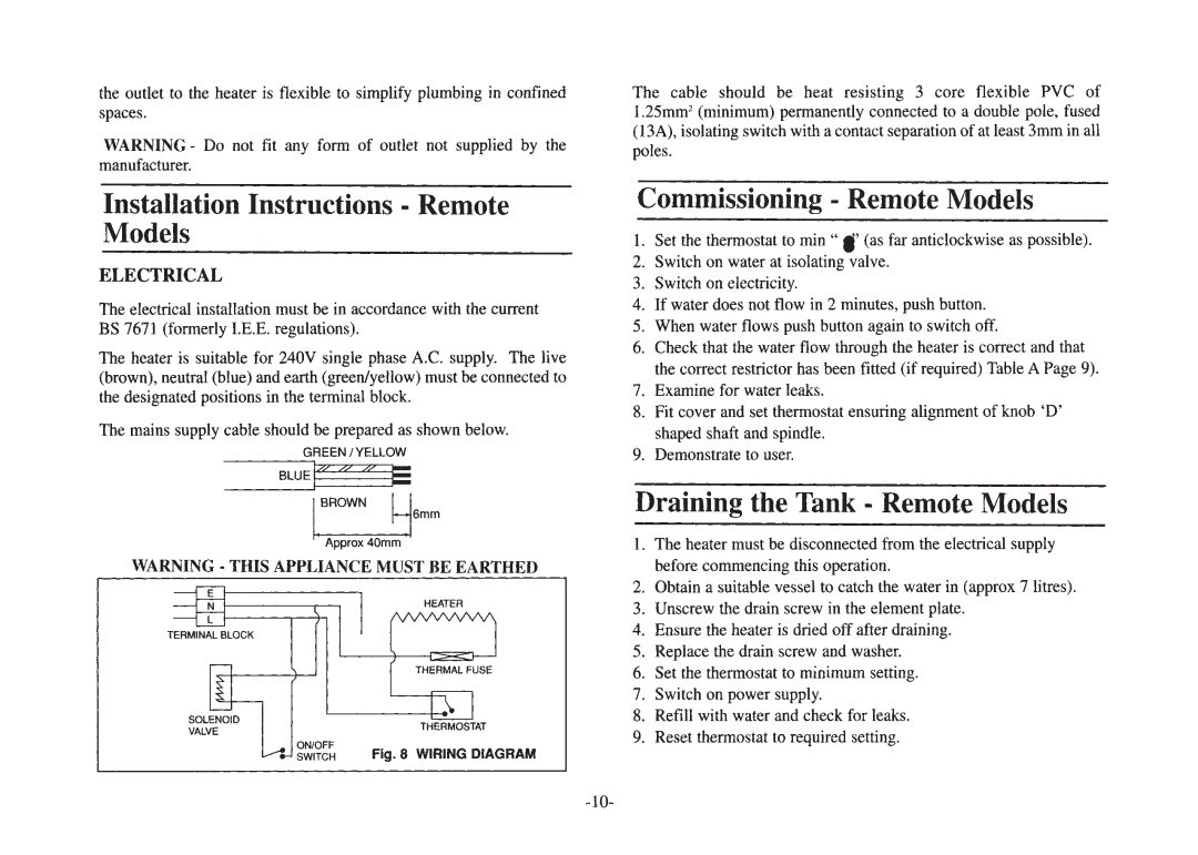 Redring 7000 manual 