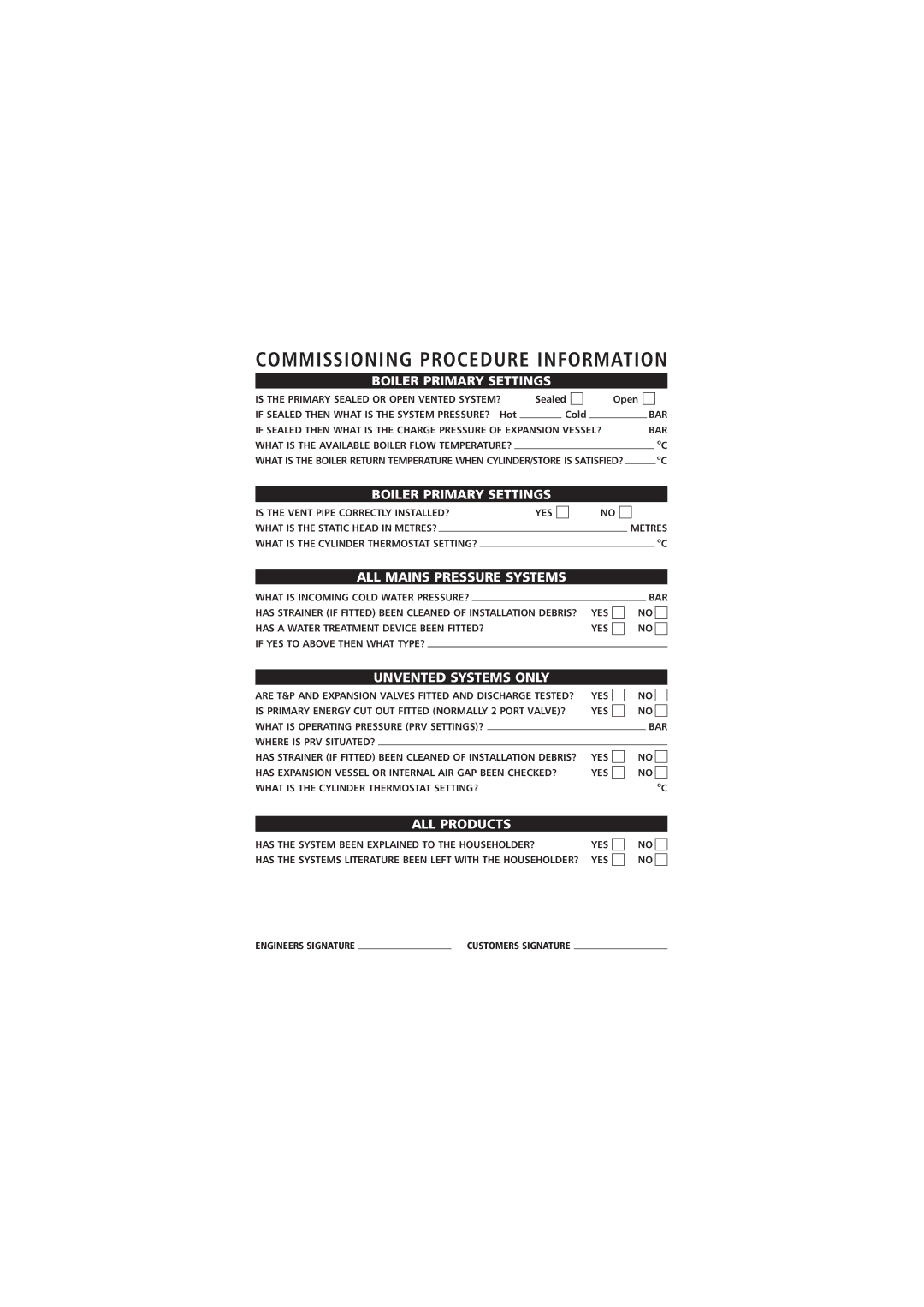 Redring DC3810 manual Is the Primary Sealed or Open Vented SYSTEM?, Bar, Is the Vent Pipe Correctly INSTALLED? 