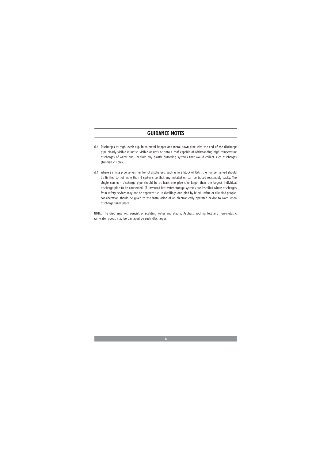 Redring DC3810 manual Guidance Notes 