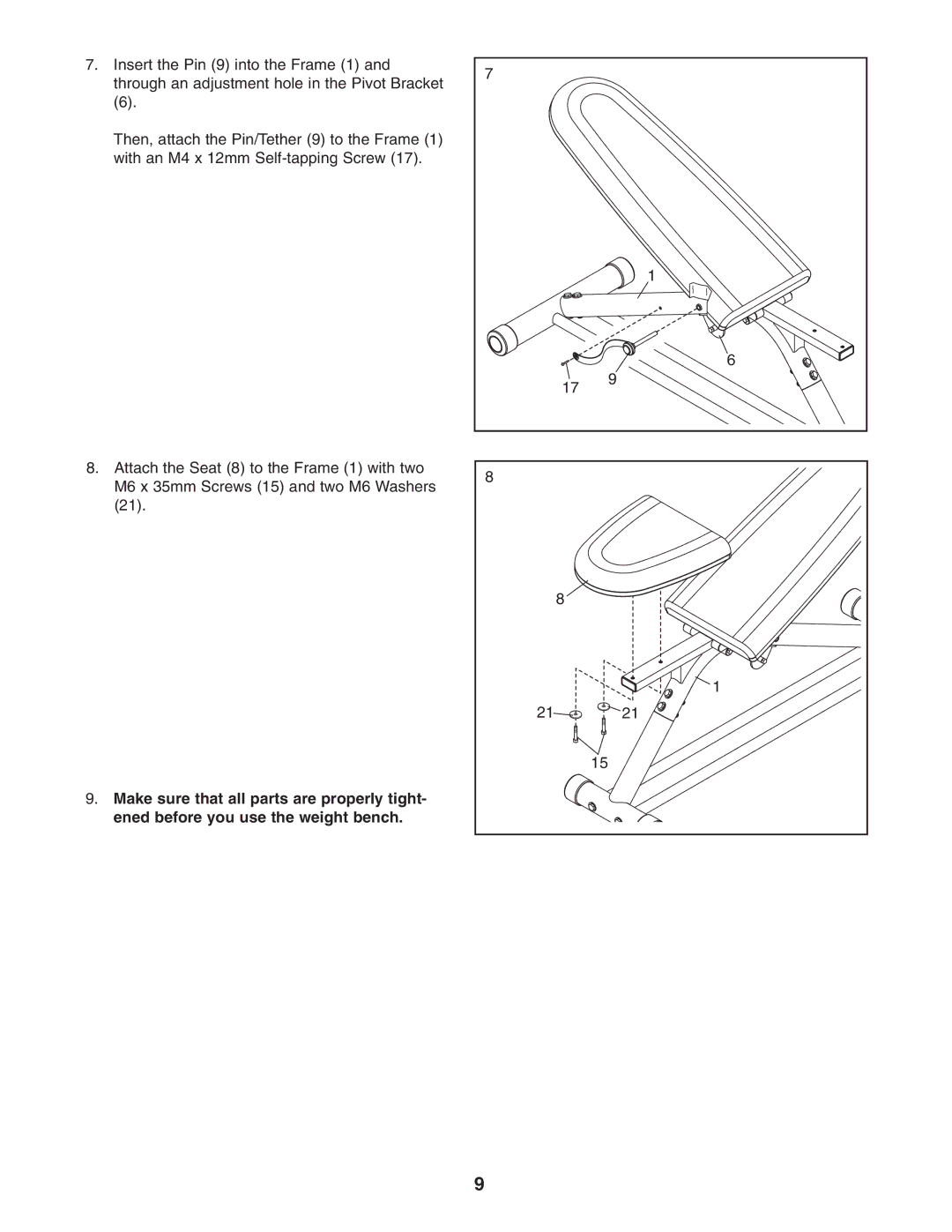 Reebok Fitness RBBE0787.0 manual 