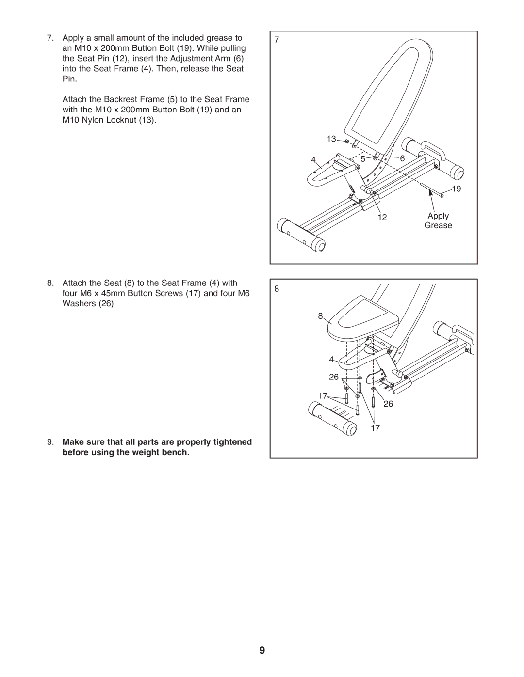 Reebok Fitness RBBE0787.2 manual Apply 