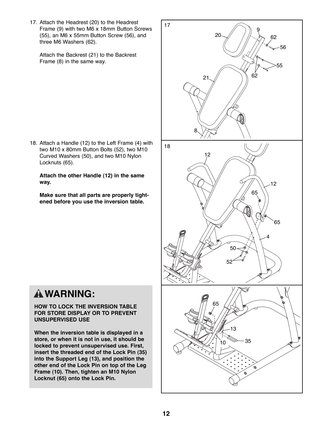 Reebok Fitness RBBE1996.5 manual 