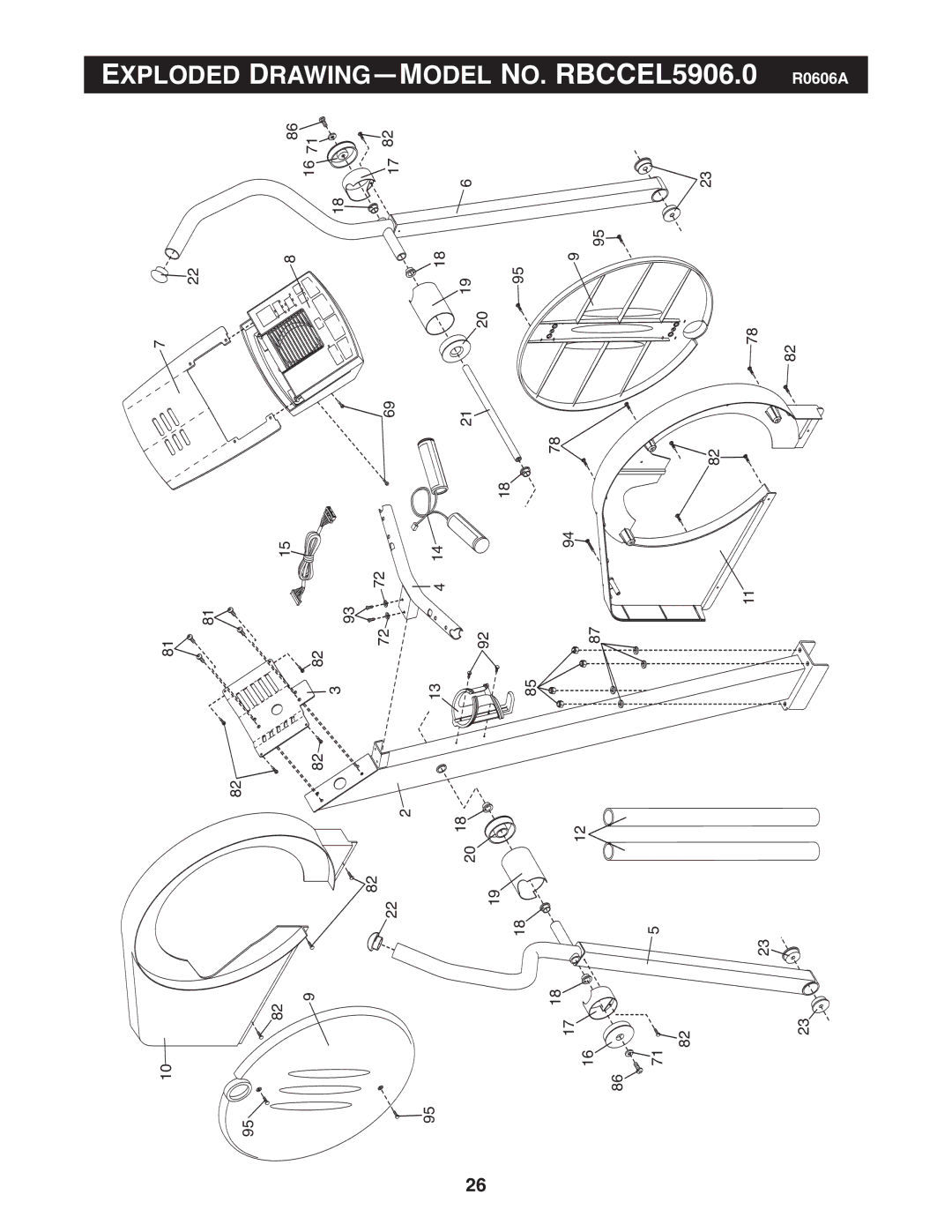 Reebok Fitness manual Model NO. RBCCEL5906.0 R0606A 