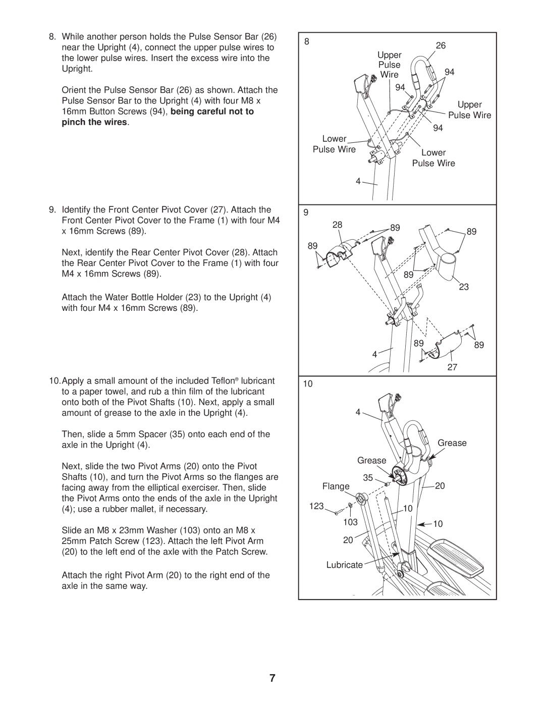 Reebok Fitness RBE09950 manual 