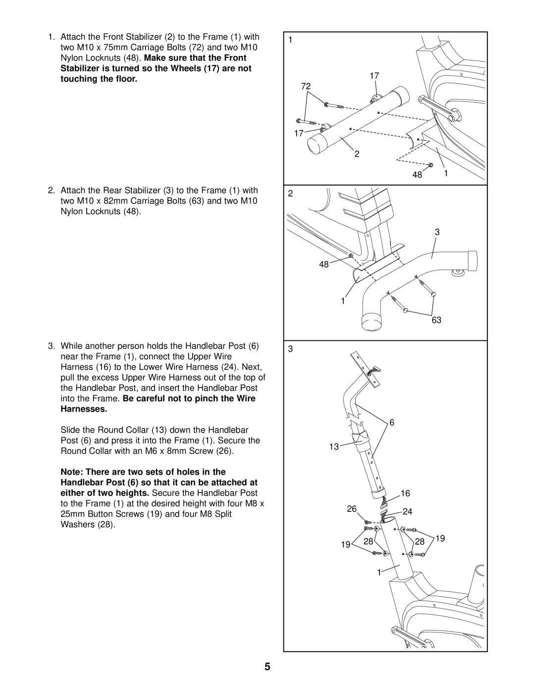 Reebok Fitness RBEX29010 manual Harnesses 