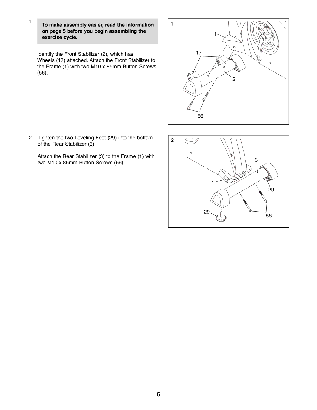 Reebok Fitness RBEX2976.3 manual 