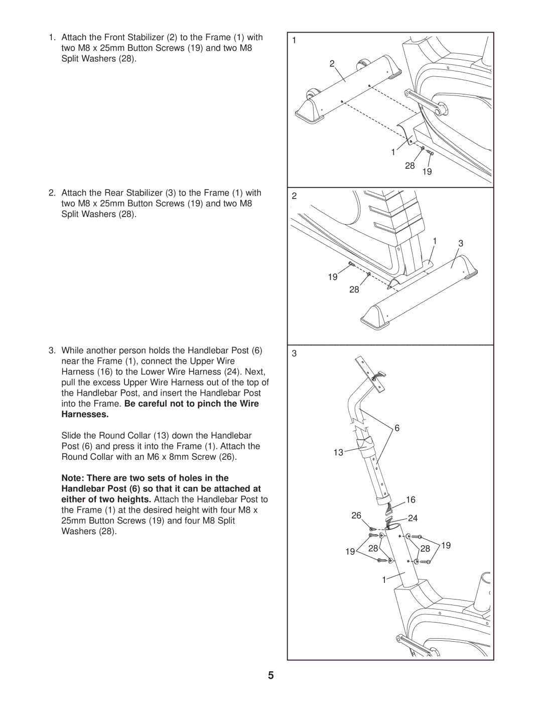 Reebok Fitness RBEX49020 manual Harnesses 