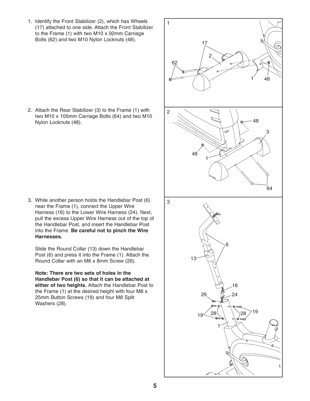 Reebok Fitness RBEX49840 manual Harnesses 