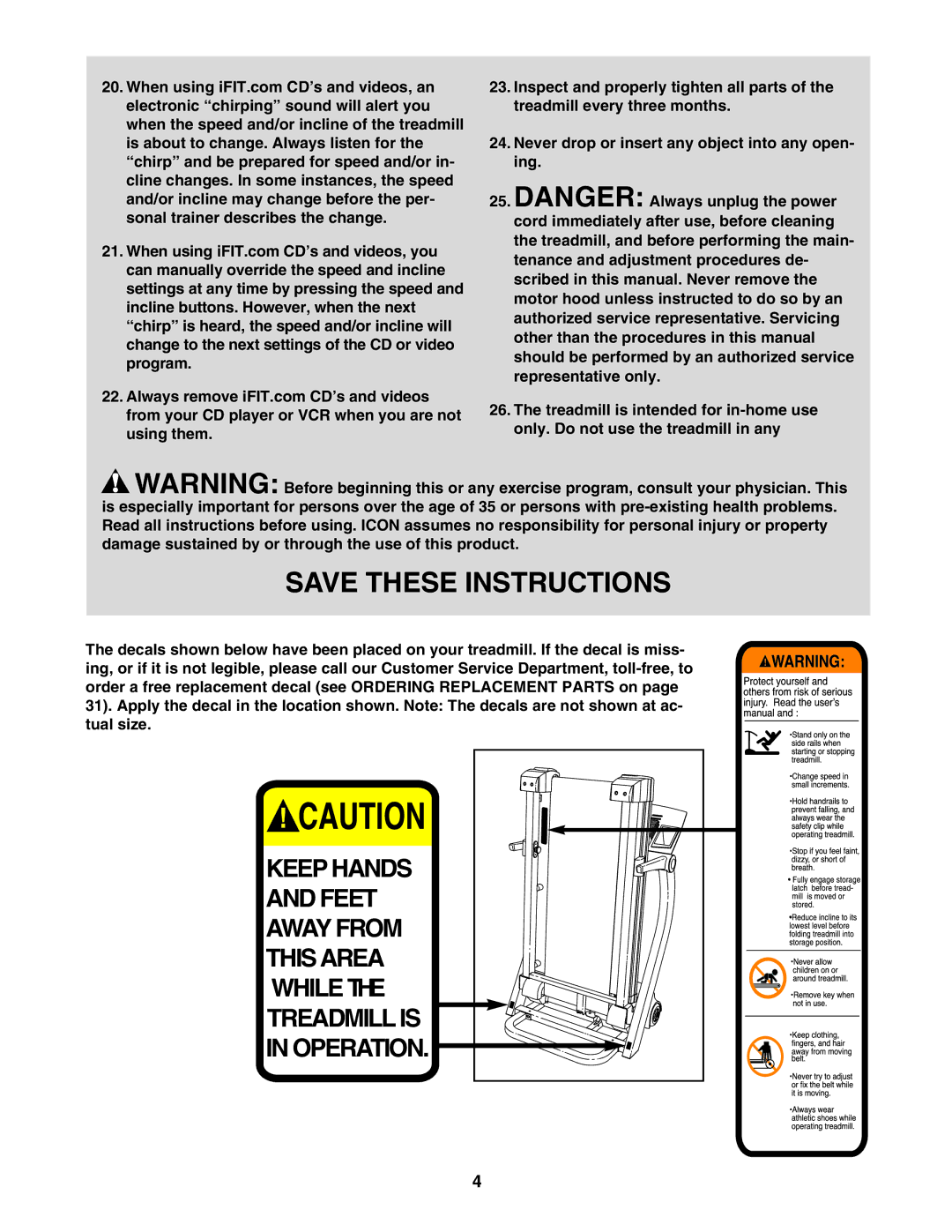 Reebok Fitness RBTL12921 manual 