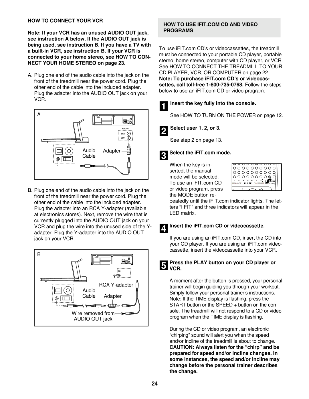 Reebok Fitness RBTL17910 manual HOW to Connect Your VCR Programs 