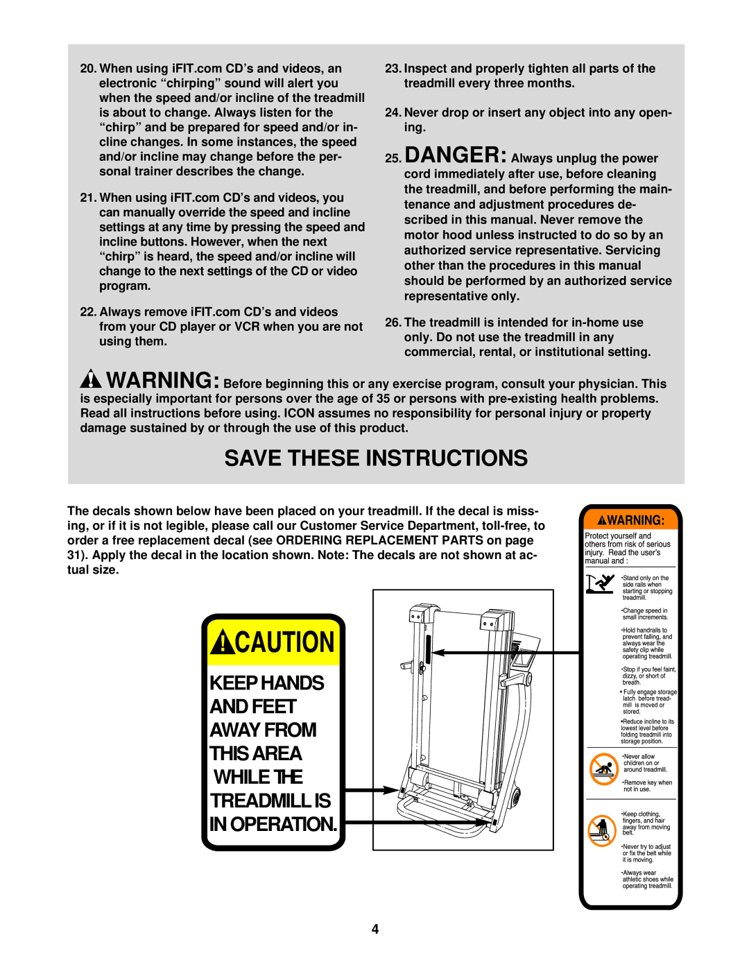 Reebok Fitness RBTL18920 manual 