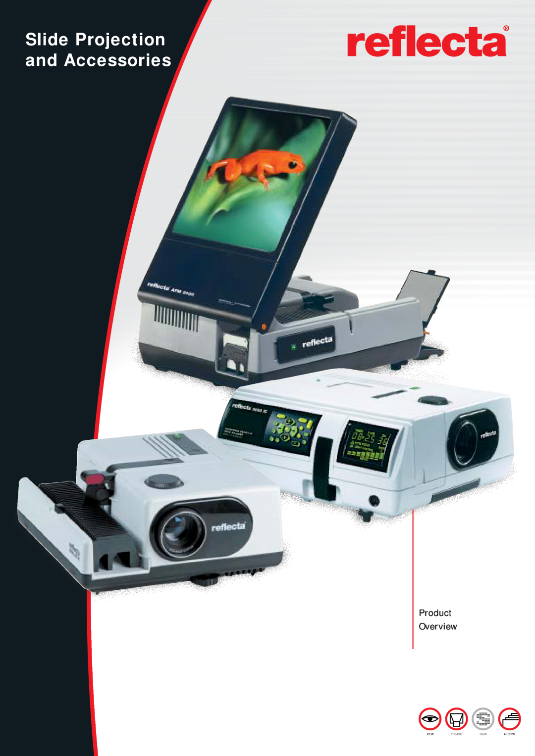 Reflecta SERIES 2500AFM, SERIES 3000, SERIES 2000 manual Slide Projection and Accessories, Product Overview 