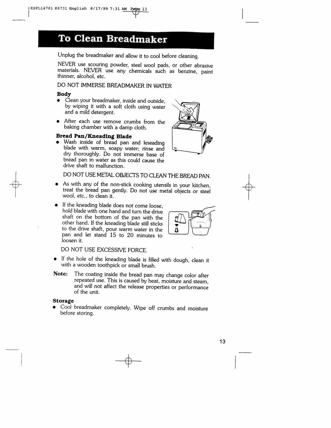 Regal Ware K6731 manual 