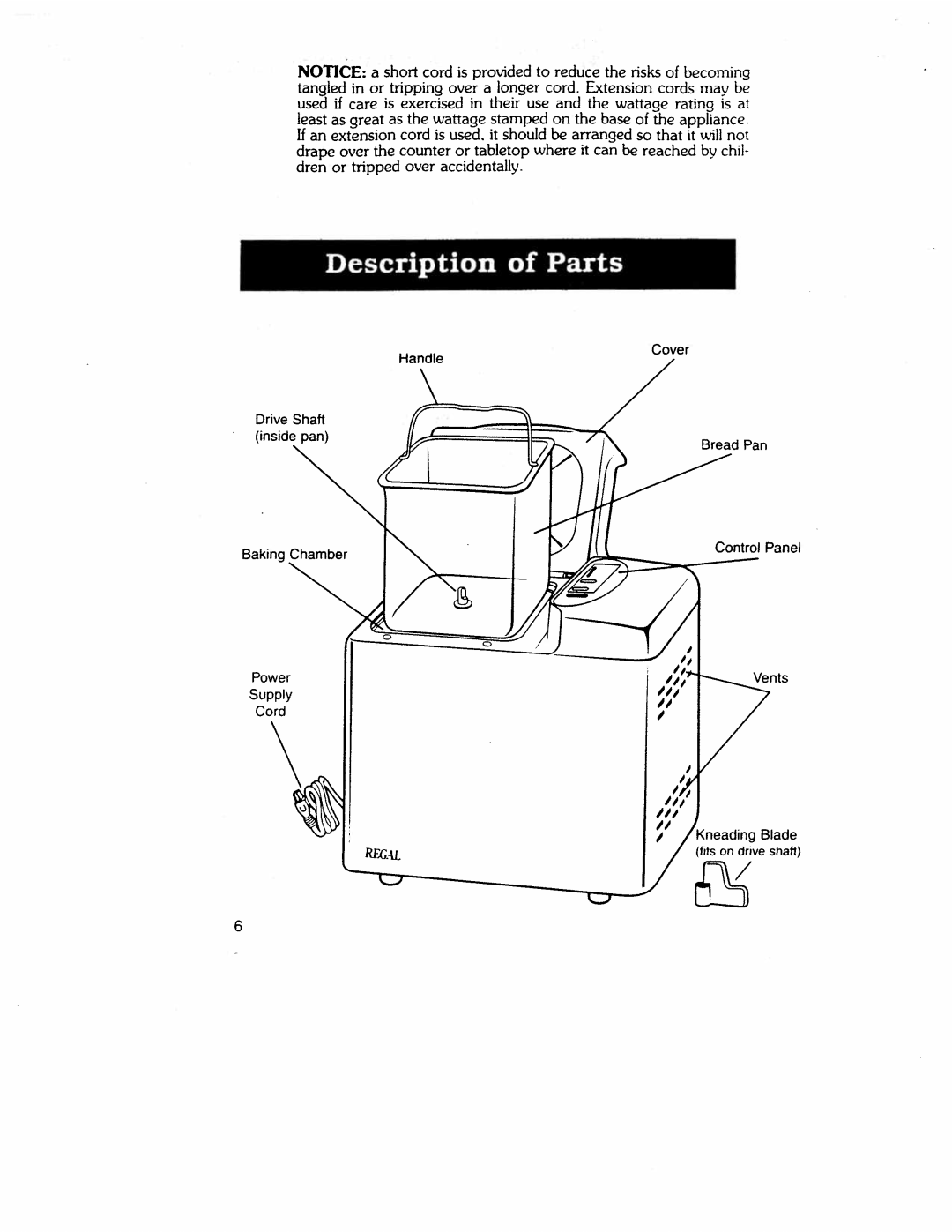 Regal Ware K6762 manual 