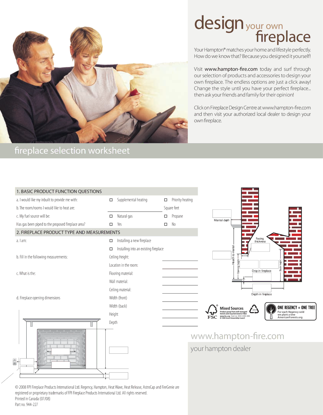 Regency HI300, H200, H15, H25, H300, HI200, H35 manual Fireplace 