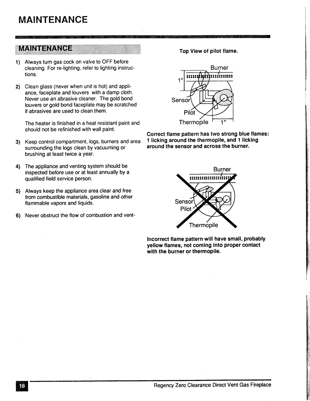 Regency Z30DVT-LP, Z30DVT-NG manual 