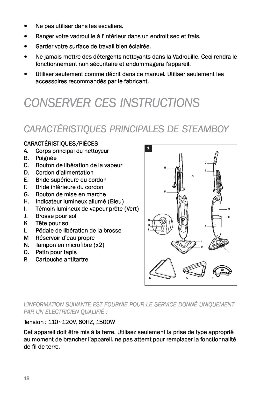 Reliable PROT3 instruction manual Conserver Ces Instructions, Caractéristiques Principales De Steamboy 