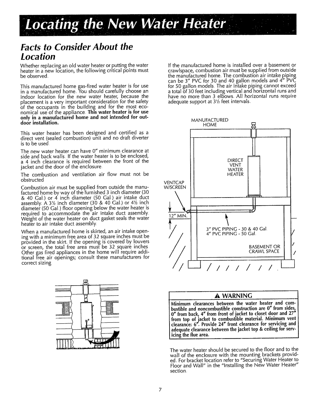 Reliance Water Heaters 0002919340 manual 