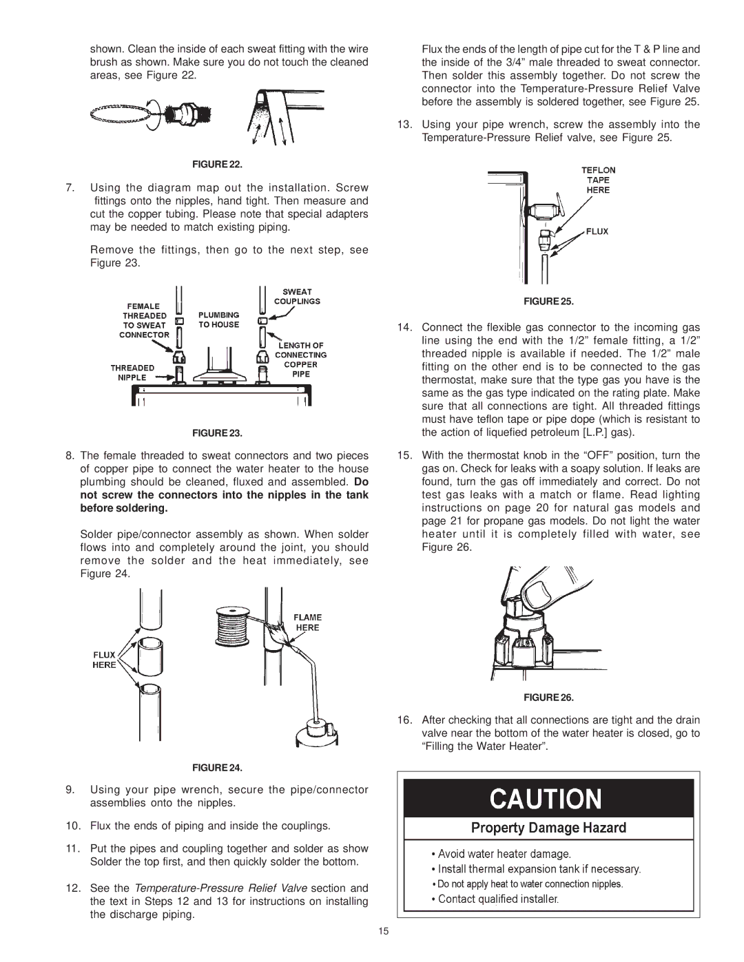 Reliance Water Heaters 606 Series, 196296-001 instruction manual 