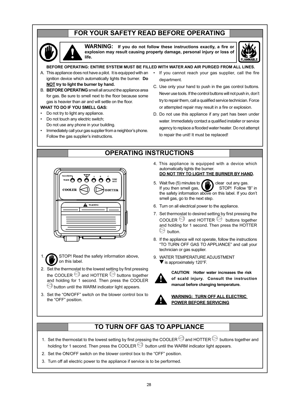 Reliance Water Heaters 6 50YTVIT SERIES 100, 317686-000 instruction manual 