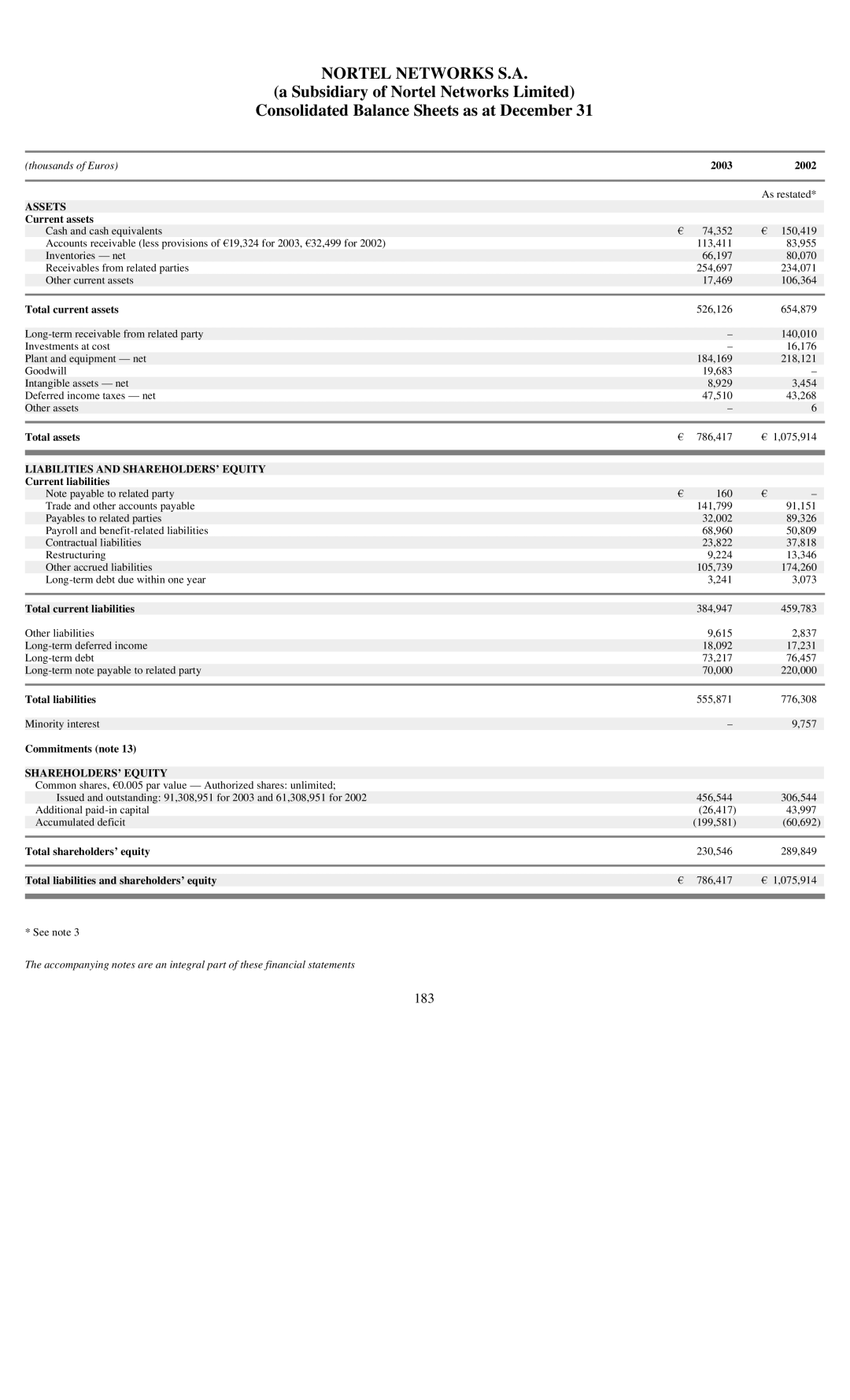 Reliant FORM 10-K manual 183 