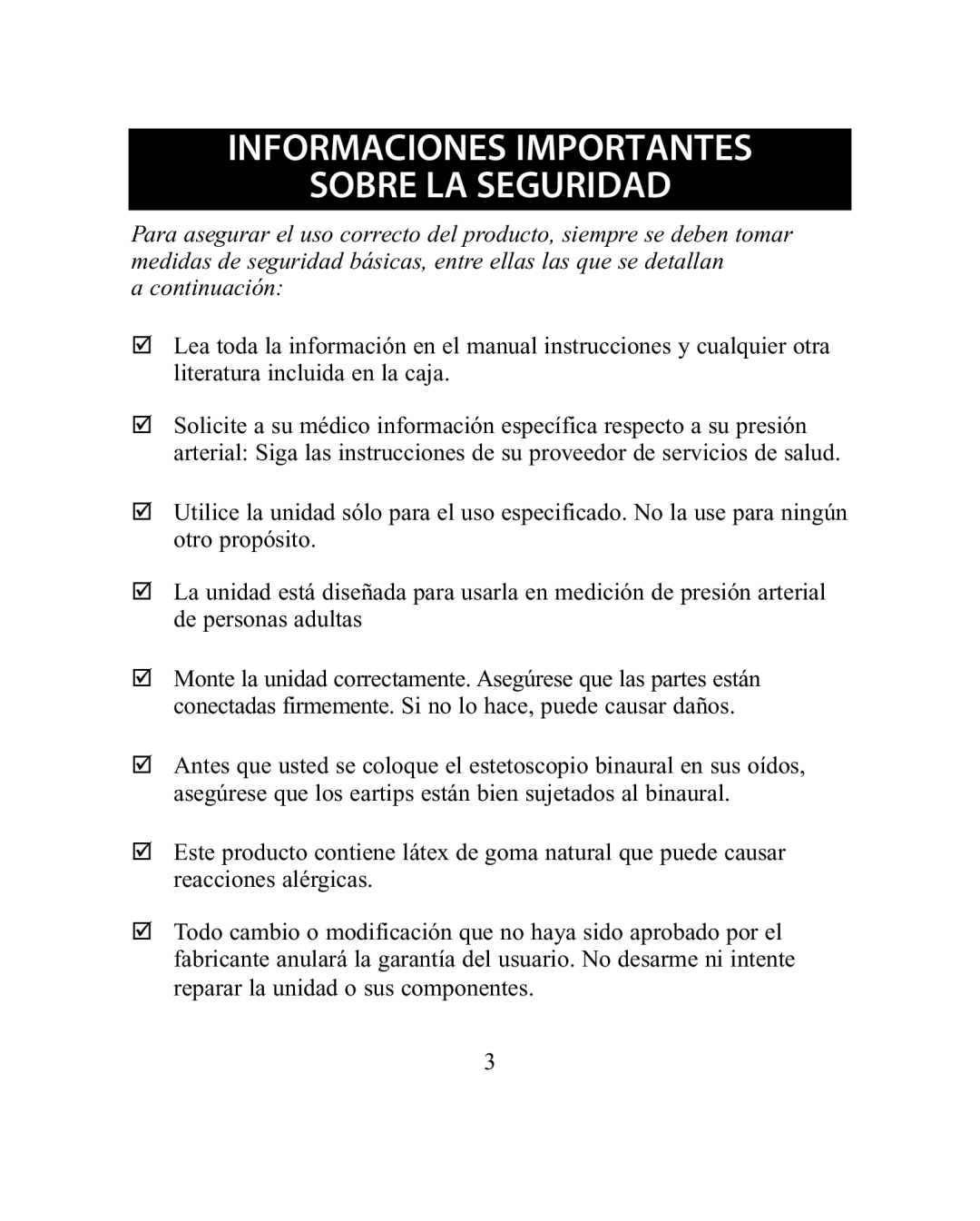 ReliOn HEM-18SREL instruction manual Informaciones Importantes Sobre LA Seguridad 