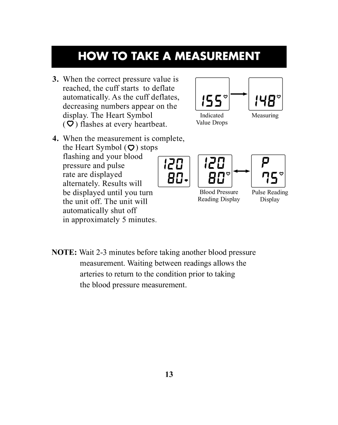 ReliOn HEM-741CREL manual Blood pressure measurement 