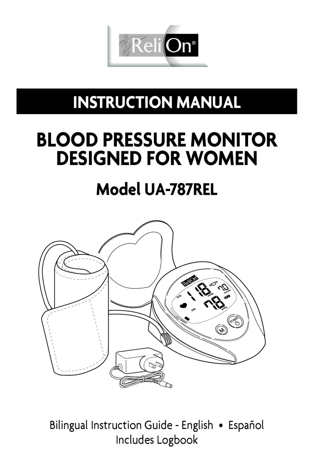 ReliOn UA-787REL instruction manual Designed for Women 