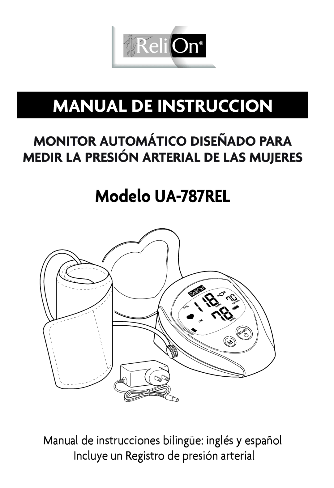 ReliOn UA-787REL instruction manual Manual DE Instruccion 