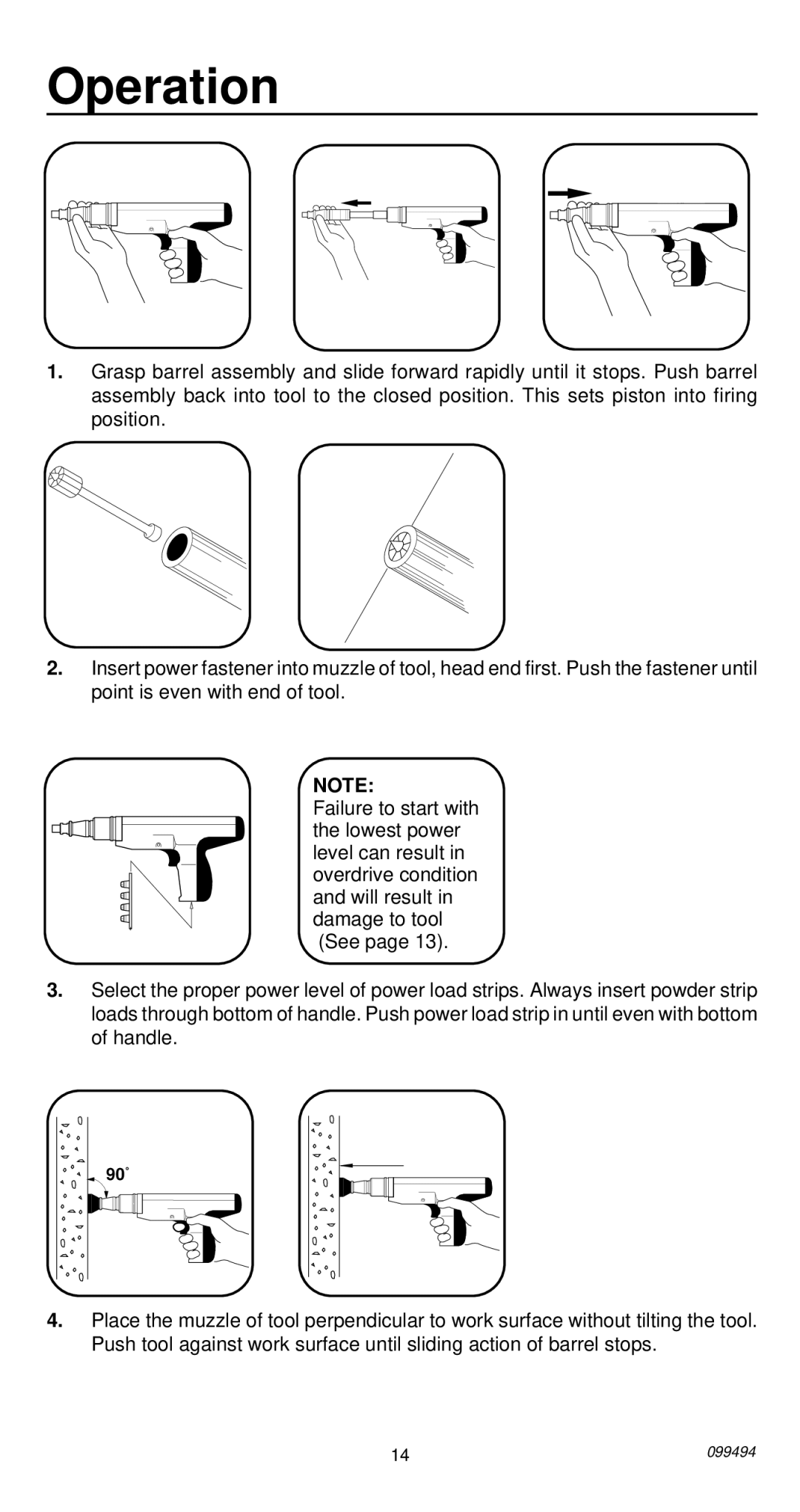 Remington 491 operating instructions Operation 