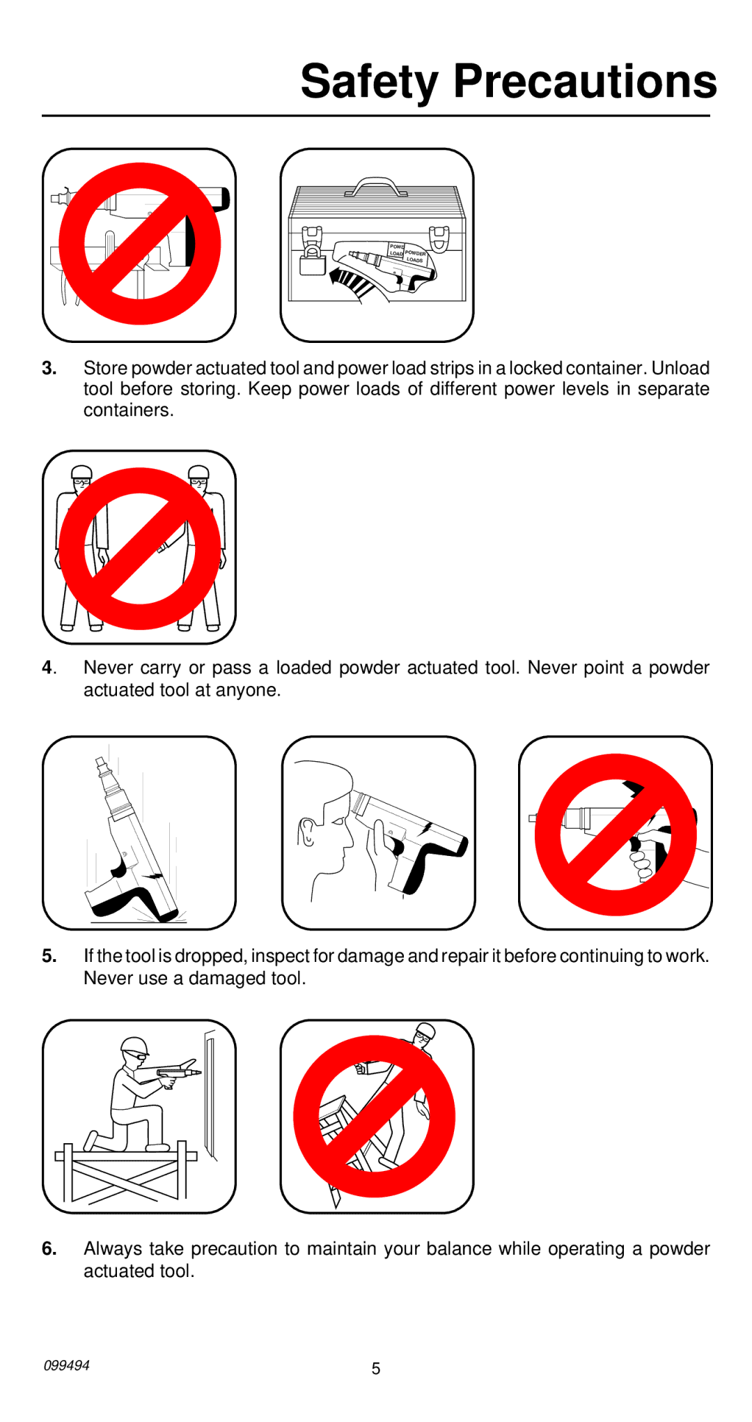 Remington 491 operating instructions Powd 